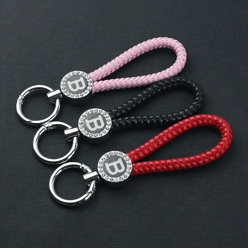 New Letter b Fashion Braided Rope Keychains Accessories Color Spring Key Chain Ornaments Bag Car Pendant Rings | Украшения и