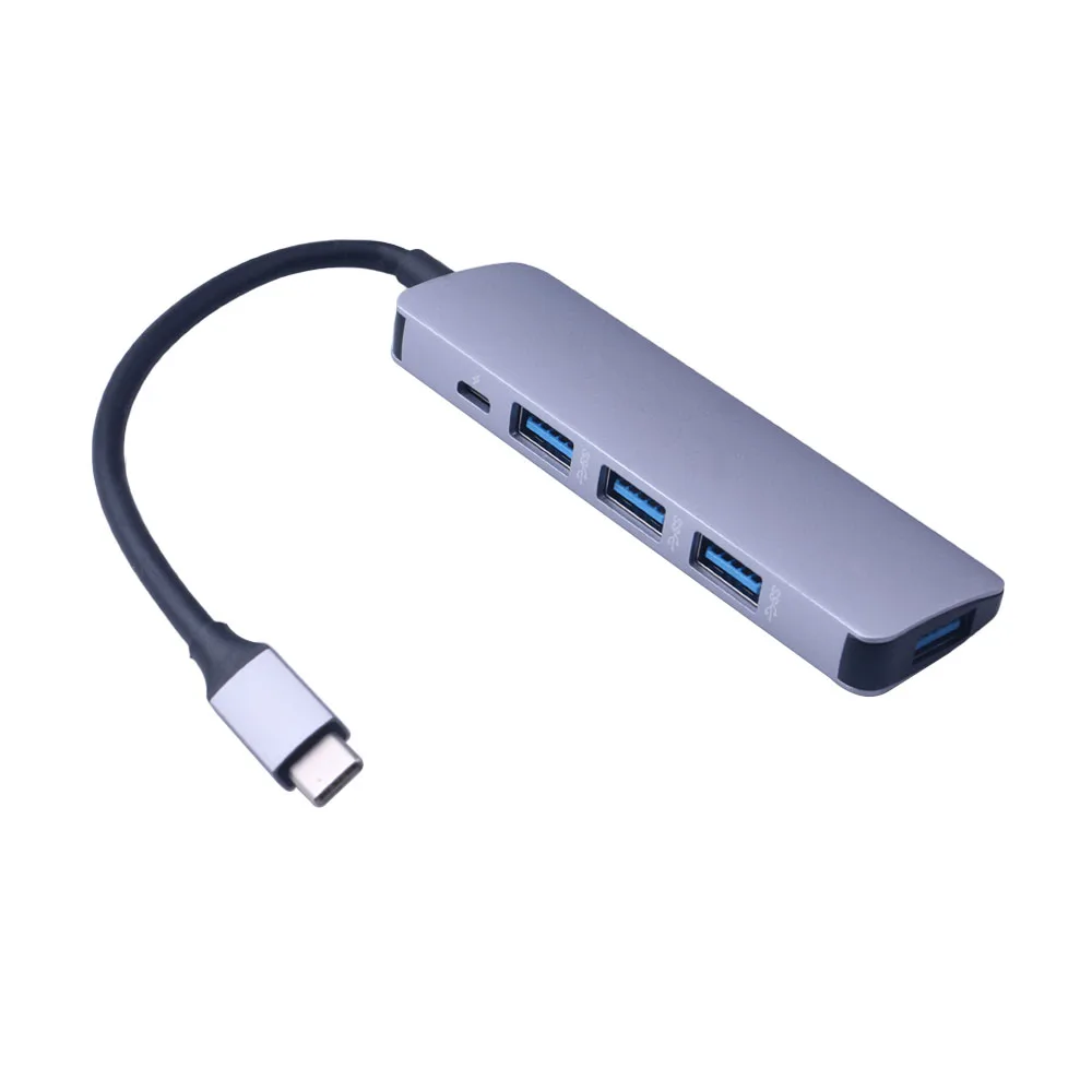 Новинка 2019 эспандер type C 4 usb хаб ультра тонкий Мини Портативный портовый Usb 3 0