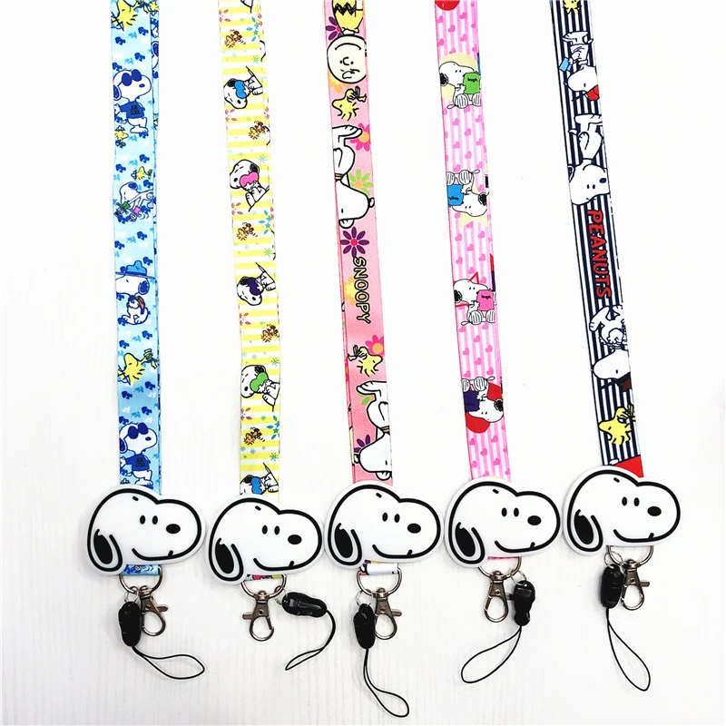 

anime cute cartoon pendant neckline lanyard key certificate gym mobile phone with USB badge holder DIY lanyard