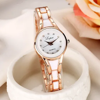 

Luxury Femmes Montres Women Dress Quartz Wristwatches Retro Dial Plated Gold Silver Ladies Leisure Watch Gift Relojes Mujer