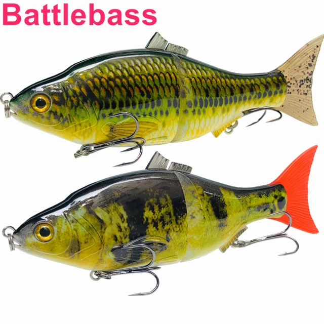 BATTLEBASS 2021 NEW SINKING 6 inch 51 g Glide Shad Swim Bait Hard Plastic  Real Colors