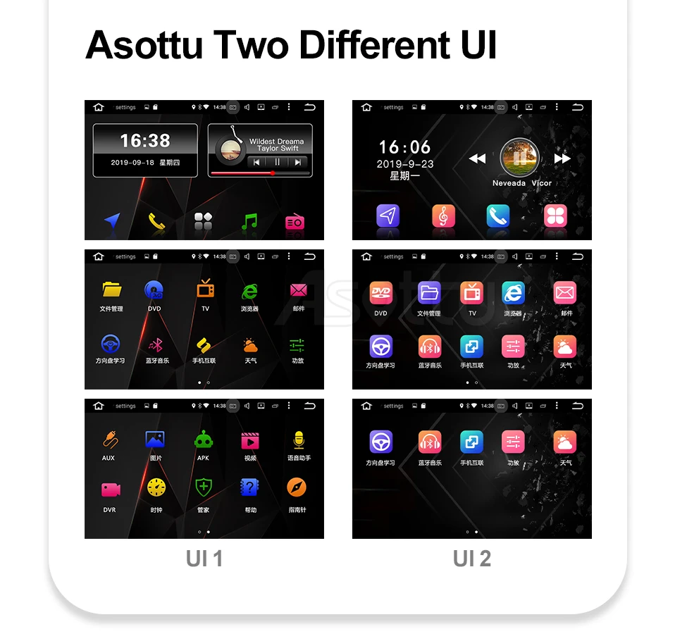 Asottu MI601 Android 9,0 PX6 для Mitsubishi Lancer outlander мультимедийное головное устройство gps Радио автомобильный dvd gps плеер стерео gps
