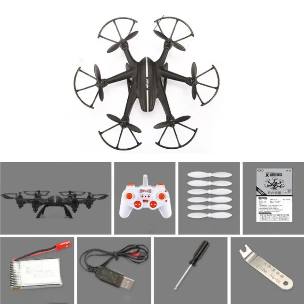Черный Дрон MJX X800 Квадрокоптер FPV C4005 вертолет инновационный гик игрушки и хобби подарок 3D рулон синхронизация изображения Радиоуправляемый Дрон