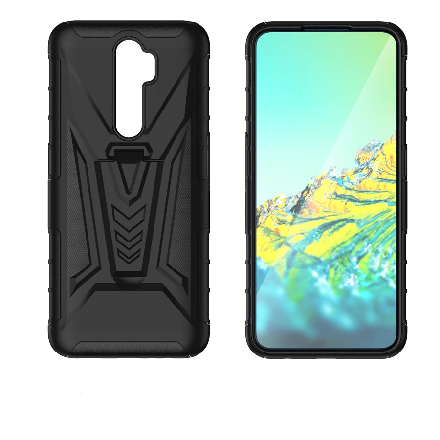 Custodia Premium 3 In 1 Per Armatura Per Xiaomi Redmi 9, 9A, 9C, 9T Cover, Heavy Duty Hybrid, Hard Rugged Shell