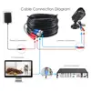 ZOSI 100ft/30 m CCTV Cable BNC + DC Cable de enchufe para cámara CCTV DVR seguridad vigilancia negro sistema accesorios ► Foto 3/6