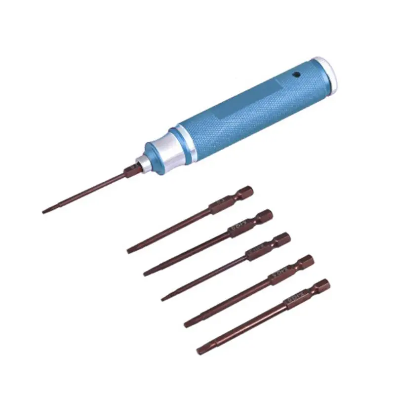 

6 in 1 Hex Screwdriver Repair Tool Kit for Aircraft Model RC FPV Racing Drone