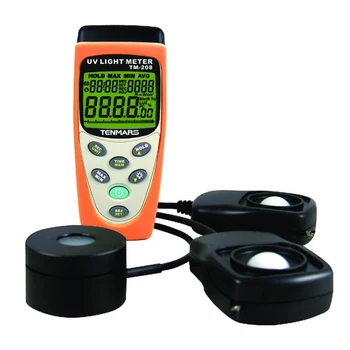 

TENMARS TM-208 Solar, UVA & Light Meter (3 in 1) UV Power, Solar Power and Illumination(light) Measurement.