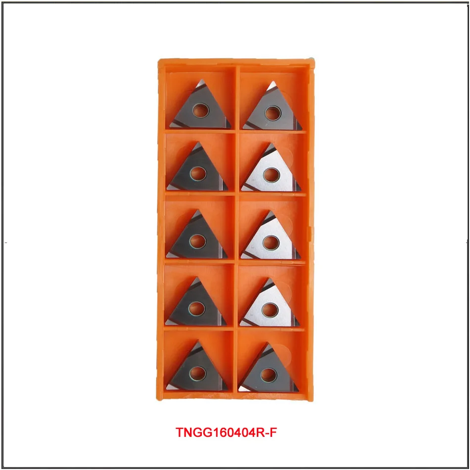 10PCS TNGG160402R-C TNGG160404L-C P201F General purpose turning tool blade for steel parts PVD Cemented Carbide Coated Blade