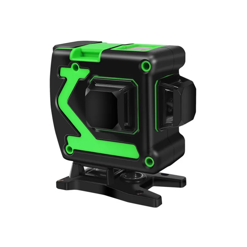 

New Laser Level 12 Lines 3D Green Beam Self-Leveling 360 Horizontal And Vertical Cross Line Laser With Stand And Remote Control