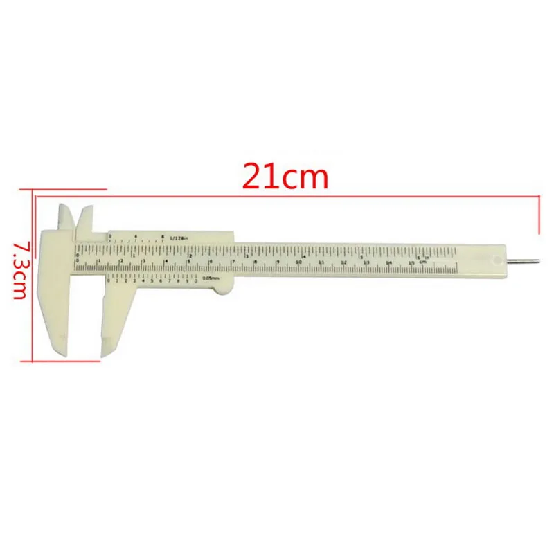 1 шт. 150 мм мини пластиковый штангенциркуль Калибр раздвижной измерительный инструмент линейка-микрометр мини-линейка для студентов сделай сам