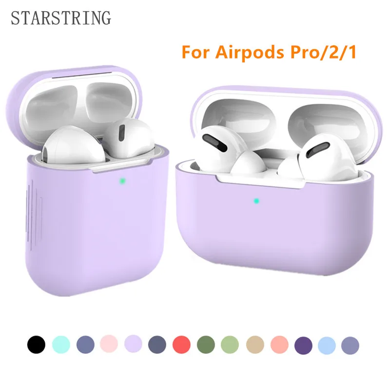 

Cover for Airpods pro 2 1 Air pods Case cover earphone Accessories Silicone Protector Airpodspro Airpods2 Apple Airpod pro case