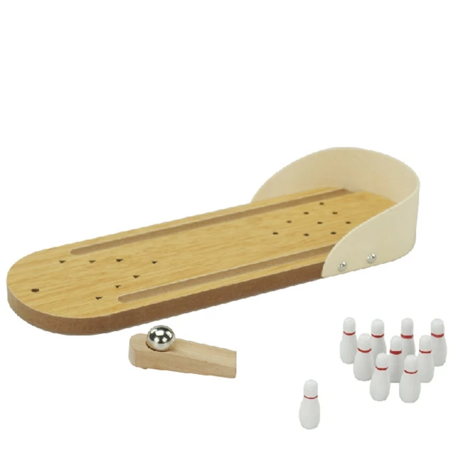 US $10.04 Desktop Mini Bowling Indoor Table Game Console Family ParentChild Interactive Decompression Creati