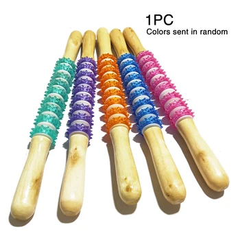 

Gym Gifts Bar Body Muscle Wood Leg Fitness Massage Stick Shoulder Relax Tool Yoga Roller Trigger Point Travel