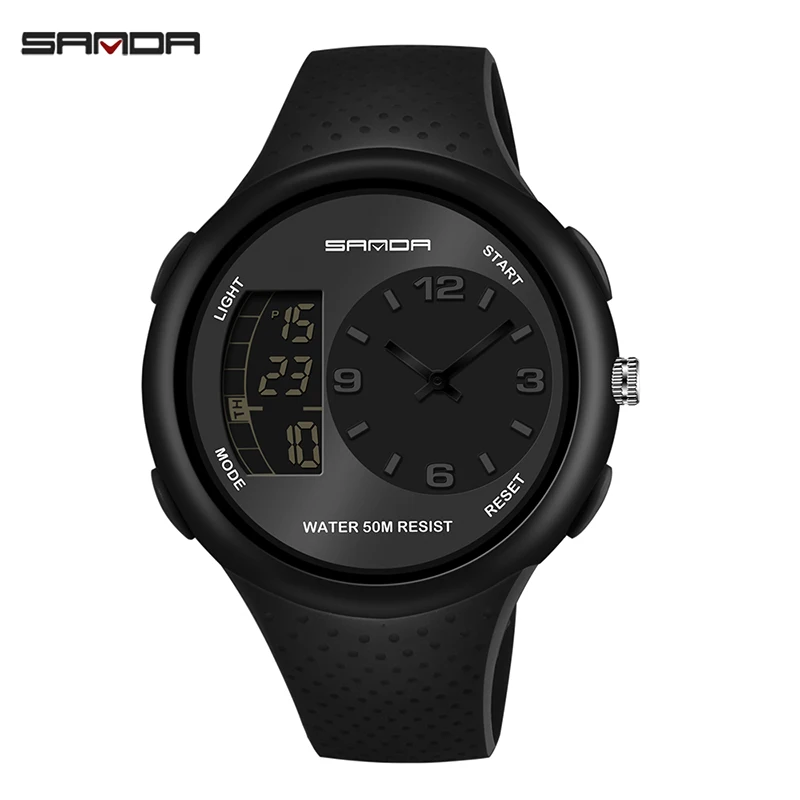 Military Electronic Watches Waterproof Men's Watches Sanda Men's