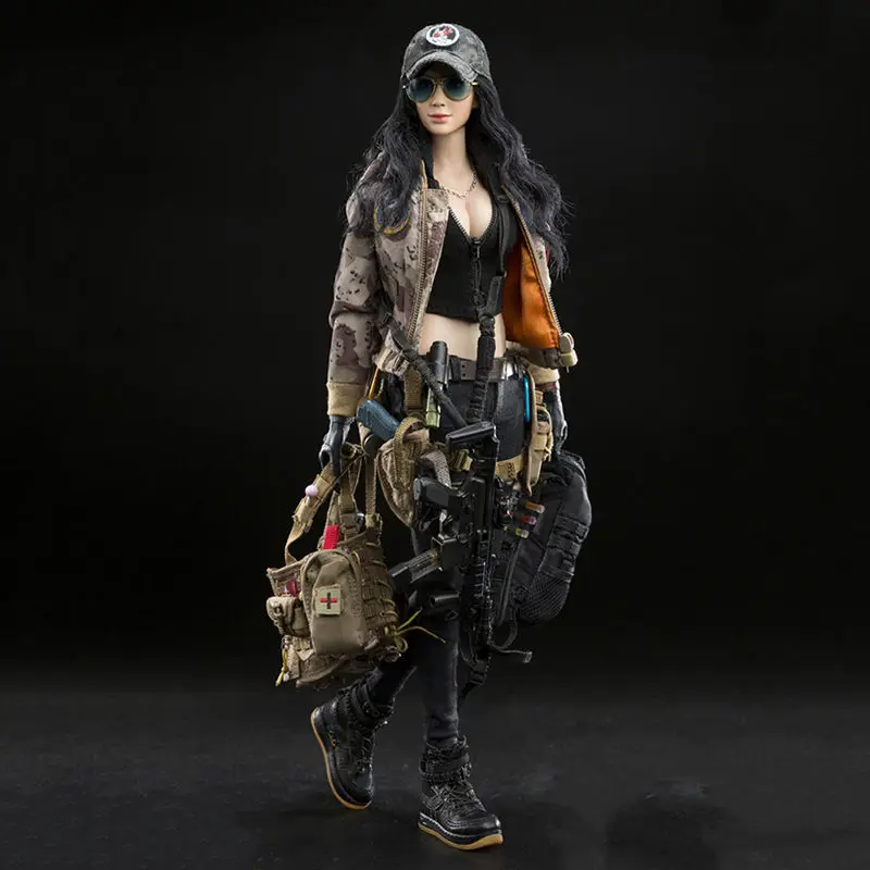 

DAMTOYS 1/6 scale battle girl Pisces DCG003 NANA and DCG004 LUCY full set, suitable for 12-inch moving doll costume