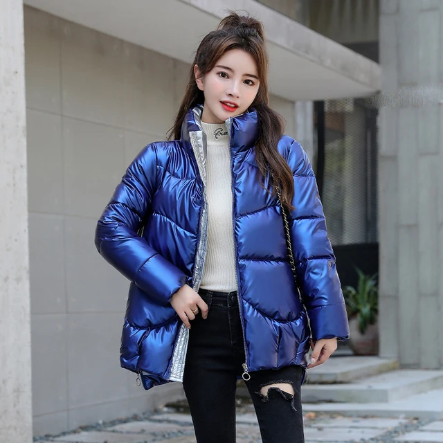 Female Down Coat 2021 Autumn Winter Women Bright Color Thick Cultivating Outwear Female Cotton Padded Warm Jacket Outwear parka jacket women Coats & Jackets
