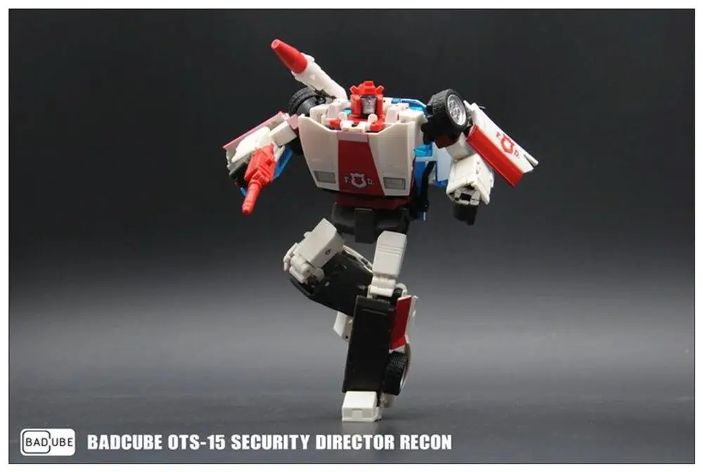 Трансформационная игрушка BadCube OTS-15 безопасности Directo Recon G1 Redalert прибытие