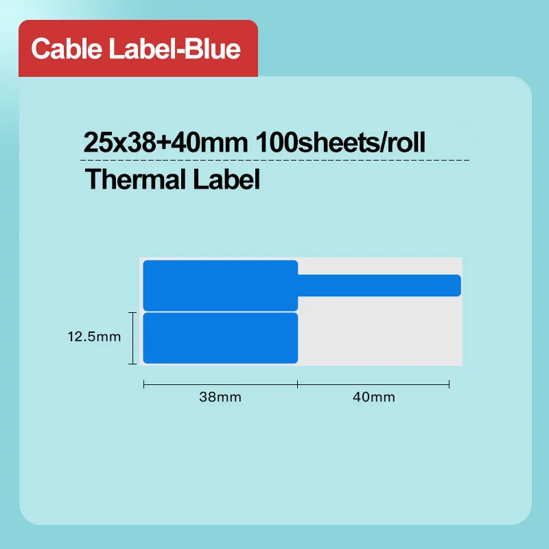 Innifun Portable Handheld Blue Tooth  Label Printer Plus 3 Rolls Cabel Label Sticker pocket sticker printer Printers