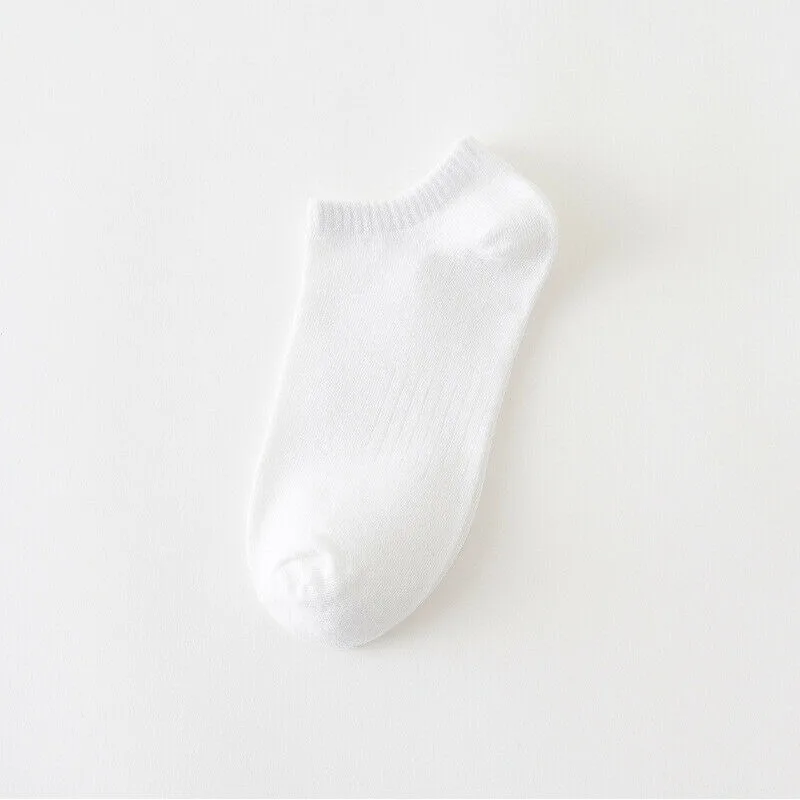 Summer Socks Women Candy Color Cotton Socks ladies Breathable Sports Socks Sweet Solid Color Light Mouth Invisible Socks