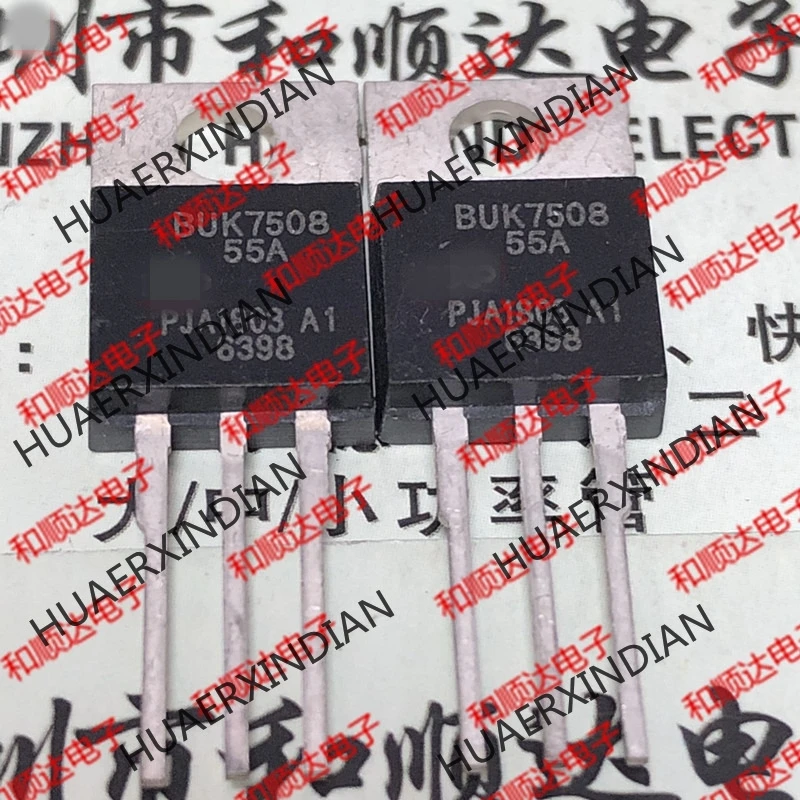 10PCS/LOT New and original BUK7508 55A TO 220 55V 126A|Integrated ...