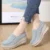  2021 Spring Women Flats Shoes Platform Slip On Flats Woman Sneakers Female Suede Ladies Tenis Loafers Moccasins Casual Shoes ballet flat leather shoes womens Flats