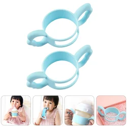 2pcs  Universal Silicone Baby Feeding Bottle Handle Newborn Bottle Accessory