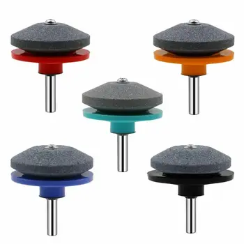 

Knife sharpening drill Lawnmower 50mm Faster Blade Sharpener Grinding Garden Tools Rotary Drill Garden Lawn Mower Parts