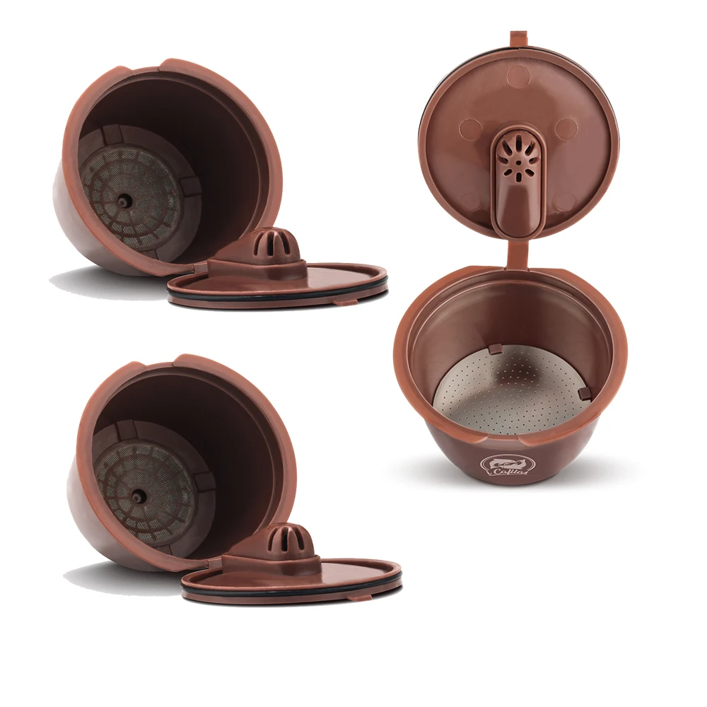 ISuperb Set Da 7 Capsule Caffè Riutilizzabili Per Dolce Gusto – Ricaricabili In Plastica Alimentare, Compatibili Con Macchine Originali - 2