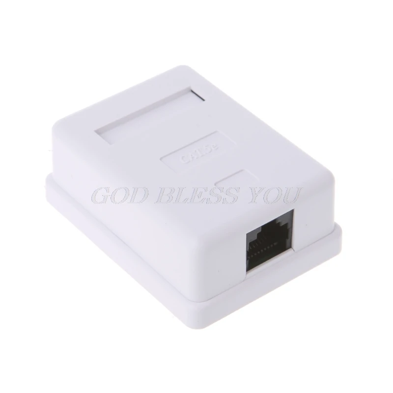 Cat5e RJ45 настенный адаптер для разъема 8P8C стандартная модель UTP неэкранированный
