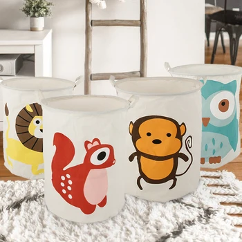 

Clothing Laundry Basket Bag Folding Laundry Basket Large Capacity Clothes Storage Children Toy Bucket Home Organizer Waterproof
