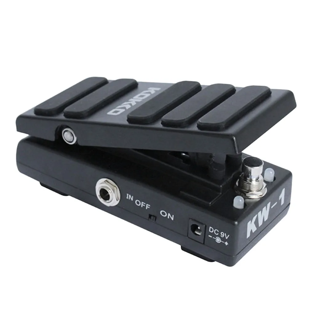 

Electric Guitar Pedal Wah Wah 130x50x60mm for Band Stage Performance Accessory - Black