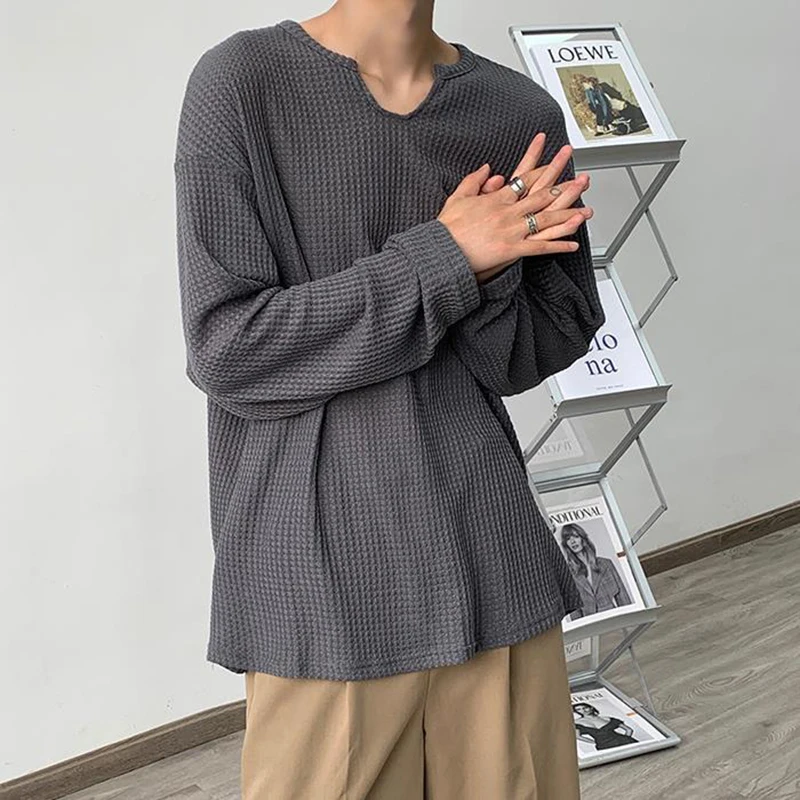 Sun Protection Breathable See Through Sexy Unisex Oversized T-shirt Long Sleeve V Neck Men Clothing 2022 Trend Woman Tee Punk