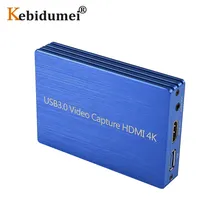 Горячий 4K HDMI к USB 3,0 карта захвата видео Dongle 1080P 60fps HD видео рекордер Grabber совместим с Windows Linux OS X СИСТЕМА