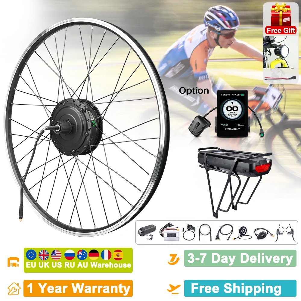 Bafang Rear Hub Motor Ebike Conversion Kit Cassette 36V 250W Electric