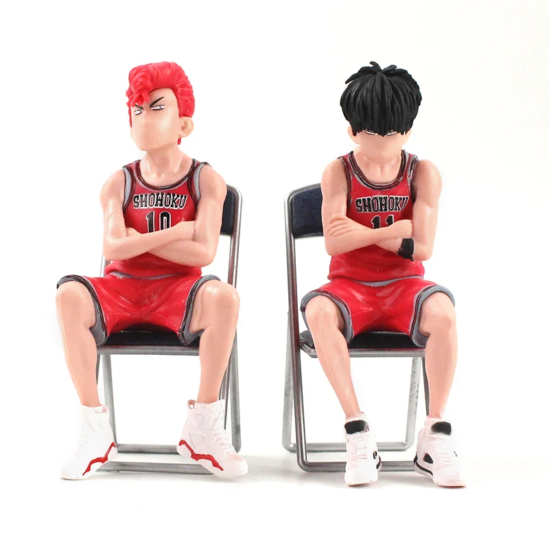 5pcs/set Slam Dunk Action Figure Hanamichi Sakuragi Rukawa Kaede Akagi Takenori Miyagi Ryota Anime PVC Model Toys