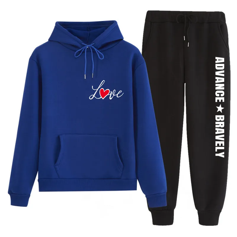 Skup N81 duży rozmiar dres damski zestaw dwuczęściowy bluzy spodnie odzież ciepłe kobiety zestaw do szydełkowania najlepsze spodnie garnitur kobieta Conjunto Feminino