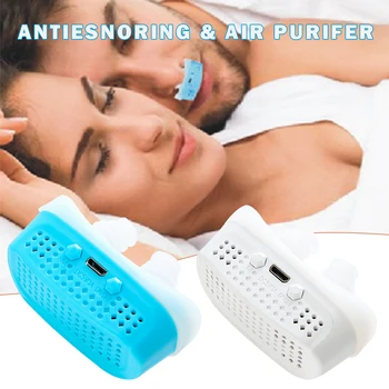 

Silicone Magnetic Anti Snore Stop Snoring Nose Clip Sleep Tray Sleeping Aid Apnea Guard Night Device with Case