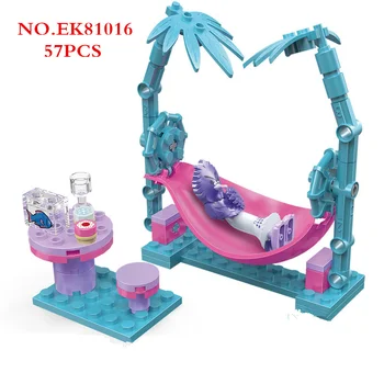 

New Movie Cartoon Small Building blocks cute birds 2 Pig Slingshot launch station Model kit Bricks Toys for Children Friends