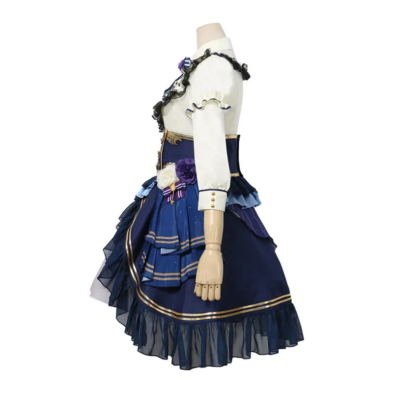 Японское аниме BanG Dream! Благородная роза Косплей Костюм Униформа Минато юкина Хэллоуин платье индивидуальный заказ B
