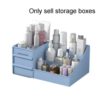 

Korean Style Cosmetic Box Desktop Cosmetic Storage Box Drawer Type Plastic Jewelry Storage Box Cosmetic Storage Rack