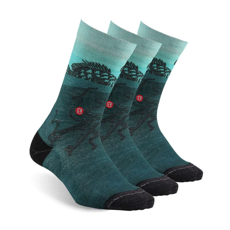 ZEAL WOOD Unisex Merino Wool Ankle Athletic Socks,1/3 Pairs No Show Running Socks 