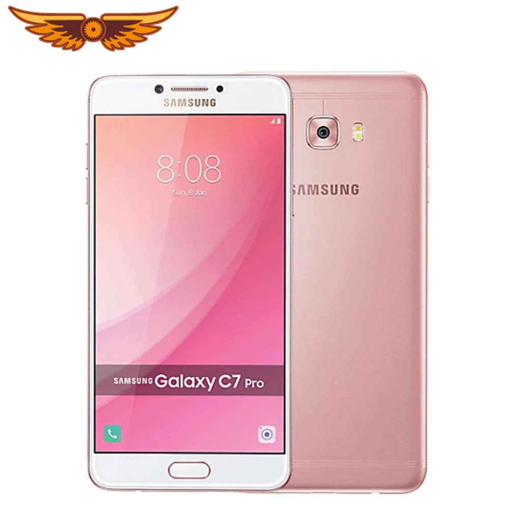 Original Unlocked Samsung Galaxy C7 Pro 5.7Inches Octa-core 4GB RAM 64GB ROM 16MP LTE Dual SIM Fingerprint Android Mobile Phone refurbished samsung phones