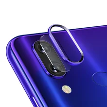 Anillo de Metal Protector de cámara para Xiaomi Redmi Note 7 Note7 Pro cámara de vidrio Redmi Note 7 Pro lente de cámara Protector de vidrio templado