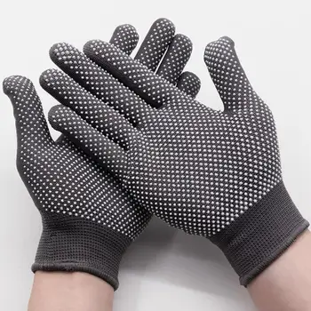 

12 Pairs Nylon Wearproof Breathable Labor Work Protection Kitchen Safety Gloves