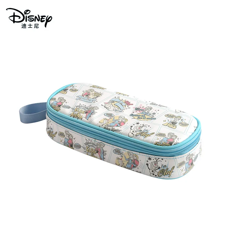 

Disney Genuine Cute Large-capacity Multifunctional Pencil Case PU Waterproof Frozen Pencil Case Student Stationery Case Clutch