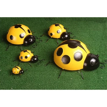 

Large Metal Ladybug Fence Hanger Wall Hanging Outdoor Garden Decor