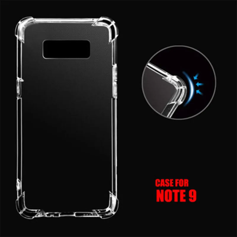 

Shockproof Bumper Soft TPU Transparent Silicone Case Clear Protection Back Cover for Samsung S10 S10 Plus