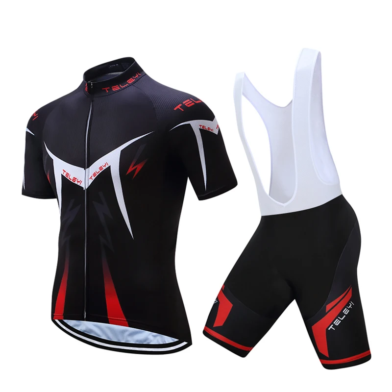 

2020 bicycle clothing bib set men Summer short sleeve cycling suit Pro road bike clothes kit wear Sport jersey dress MTB mallot