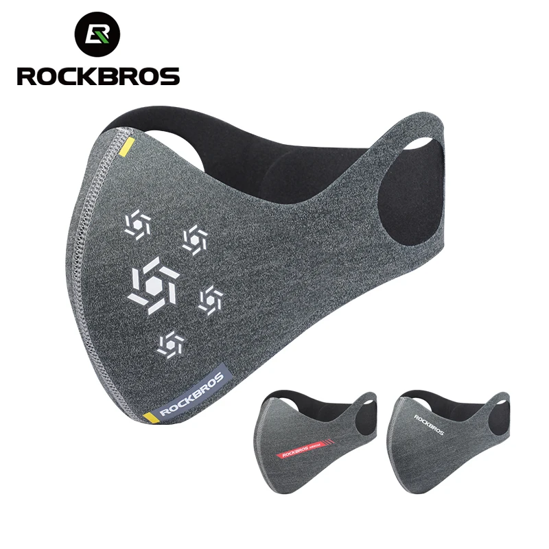 

ROCKBROS Anti-dust Cycling Face Mask Cover For Running Bike Bicycle Breathable Protection Mouth-Muffle Ski Mask 5 Filter