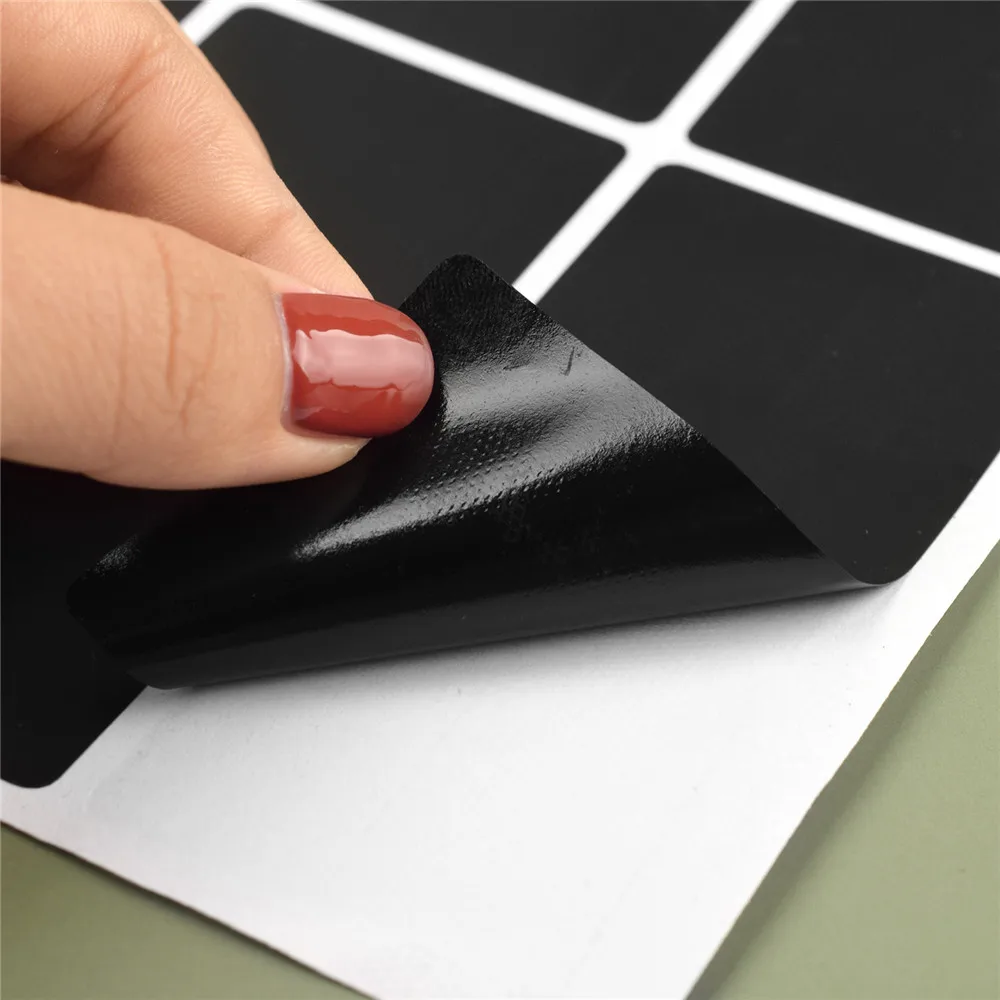 36pcs Spice Jars Stickers Waterproof Kitchen Label Sticker Blackboard Sticker Organizer Storage Bottles Stickers Labels Tags label stickers
